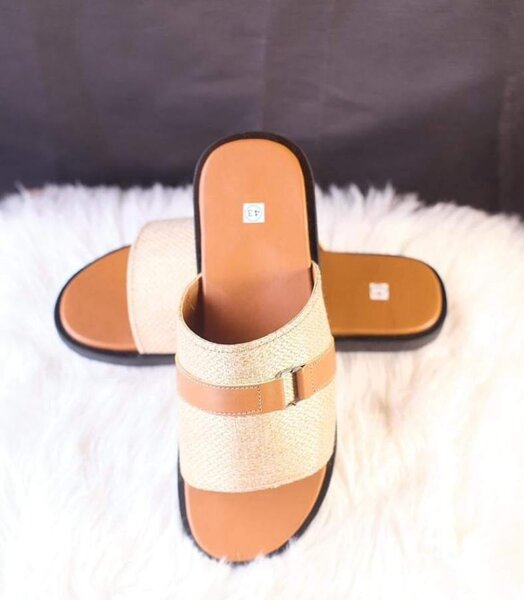 Sandales en cuir homme