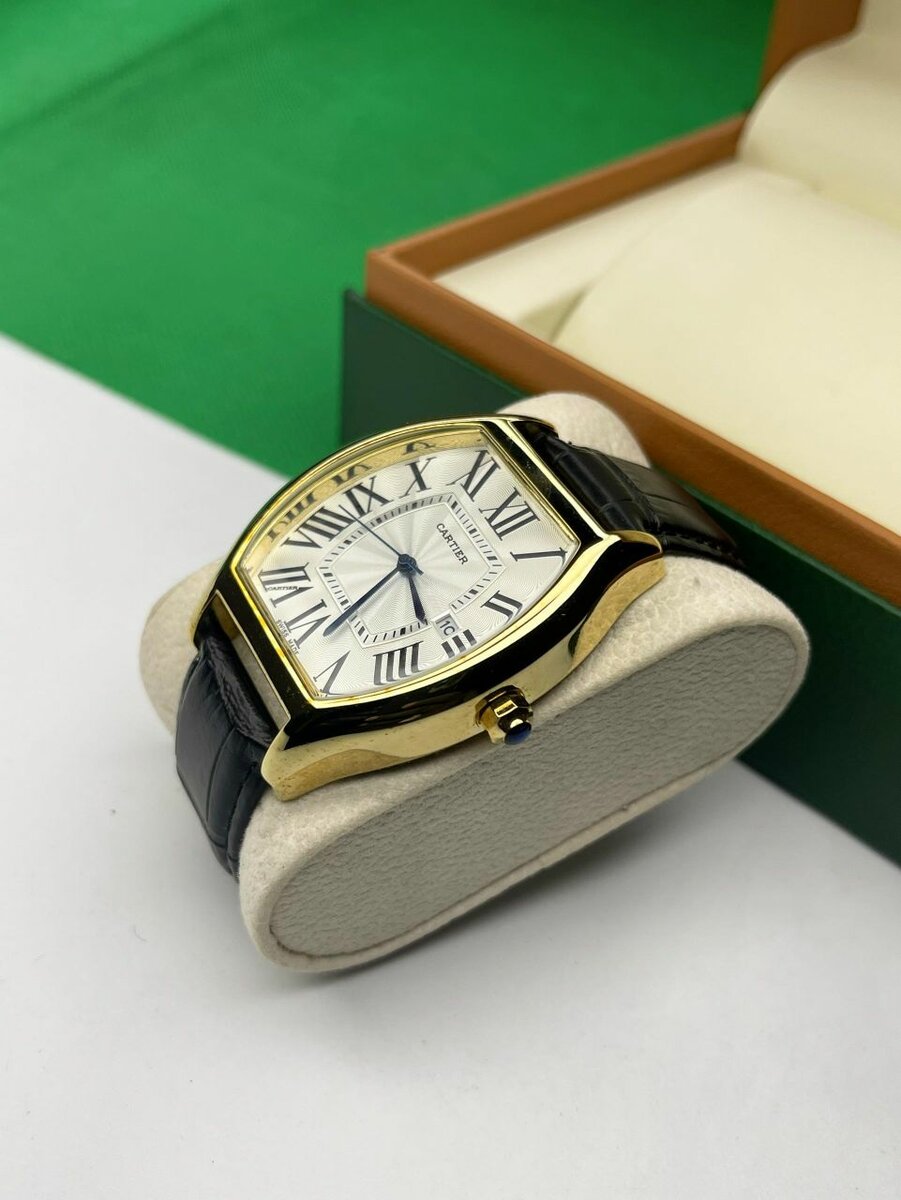 Montre cartier en Cuir Homme