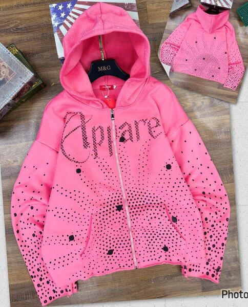 Veste à Capuche Strass mixte