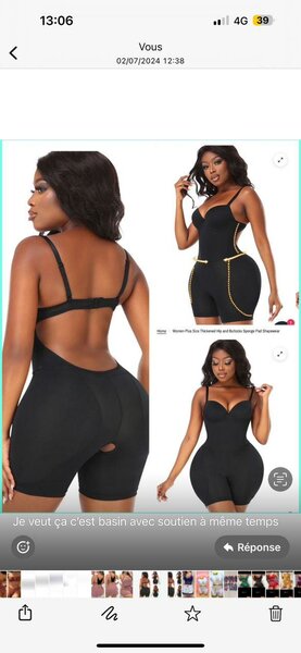 Body gainant sculptant femme