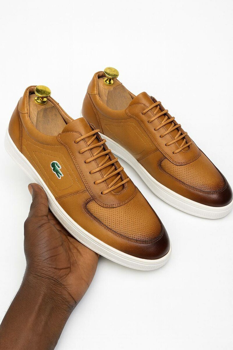 Sneakers en cuir élégants pour hommes