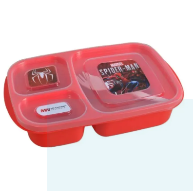 Student Lunch Box Large 1000ml And Small 700 ML, Lunch Box Large With three And Small Two portions/Compartments