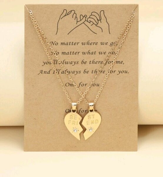 Cute Bestfriend/couple Necklace