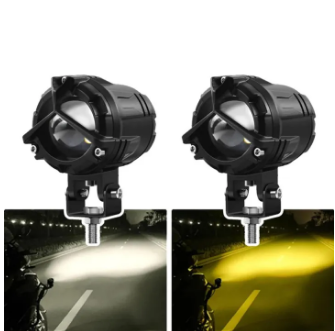 Mercedes Style Projector Fog Lights for all Bikes, Cars - Jeep and Motorcycles 2 Pcs Set
