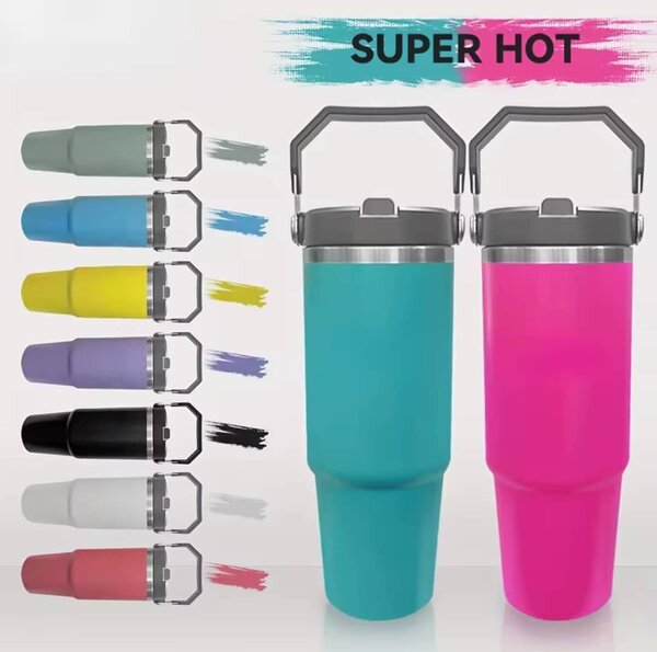 Thermos à poignées modernes