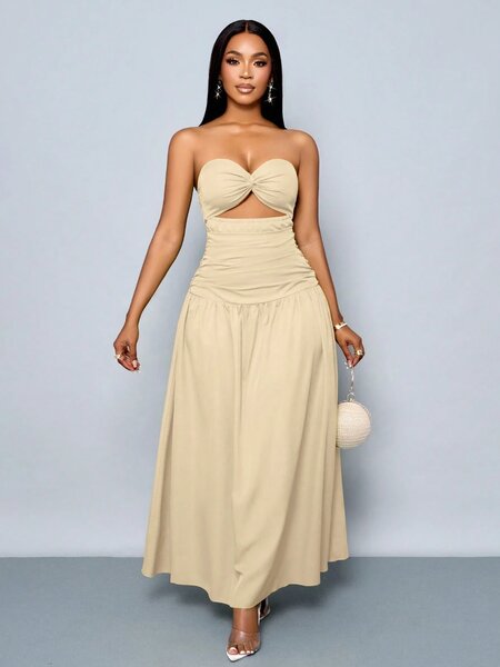 Robe Élégante Dos Nu Femme