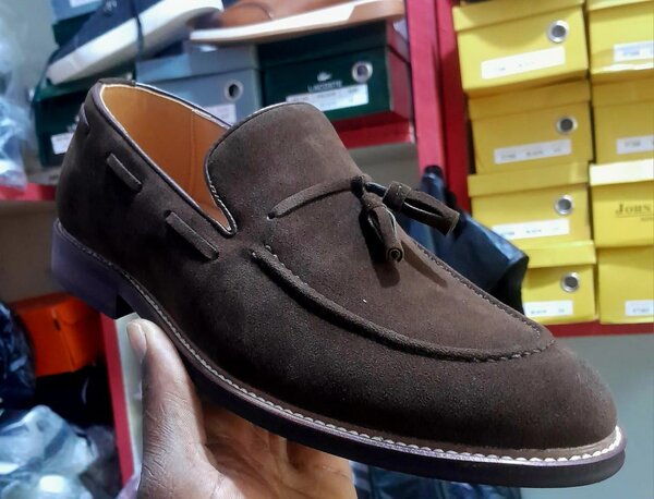 Mocassins en daim pour homme