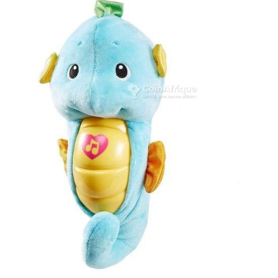 Jouet musical Hippocampe veilleuse bébé en peluche