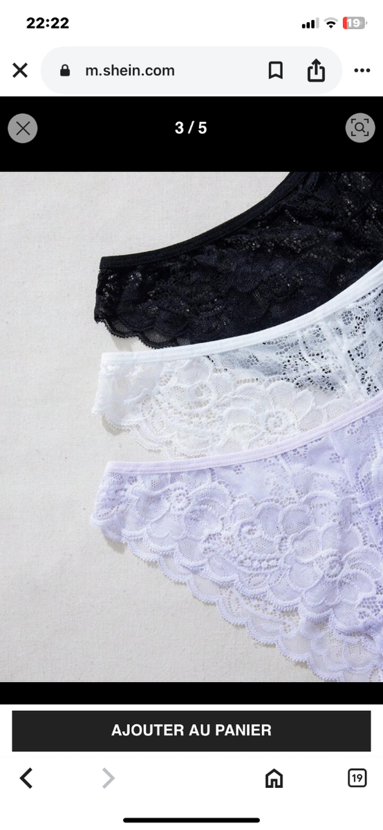 Ensemble de Culottes en Dentelle