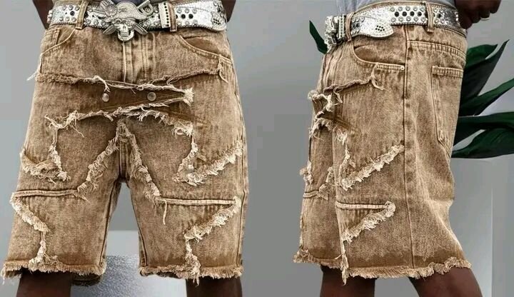 Shorts en jean tendance homme