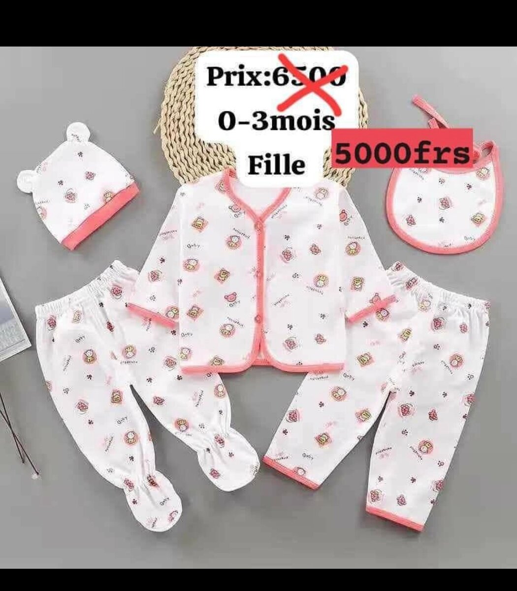Pyjama bébé fille 0-3 mois