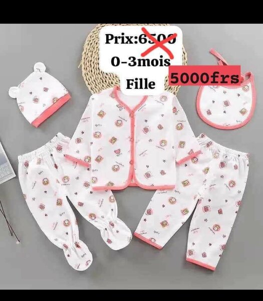 Pyjama bébé fille 0-3 mois