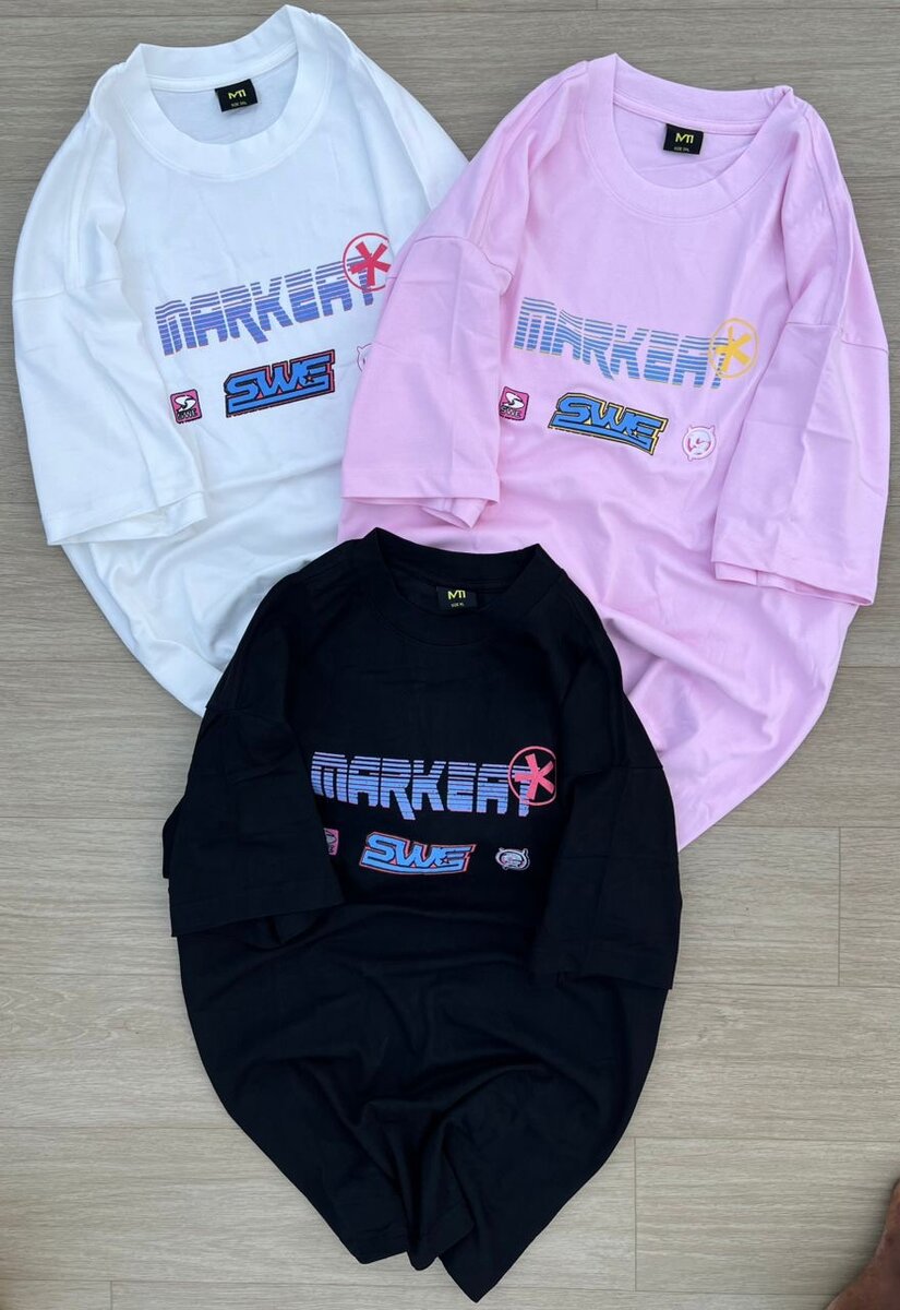 T-shirts oversize tendance unisexe