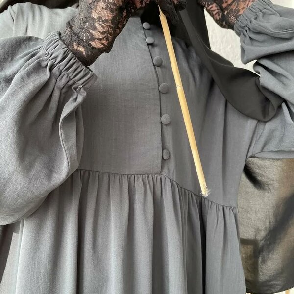 Широкое платье