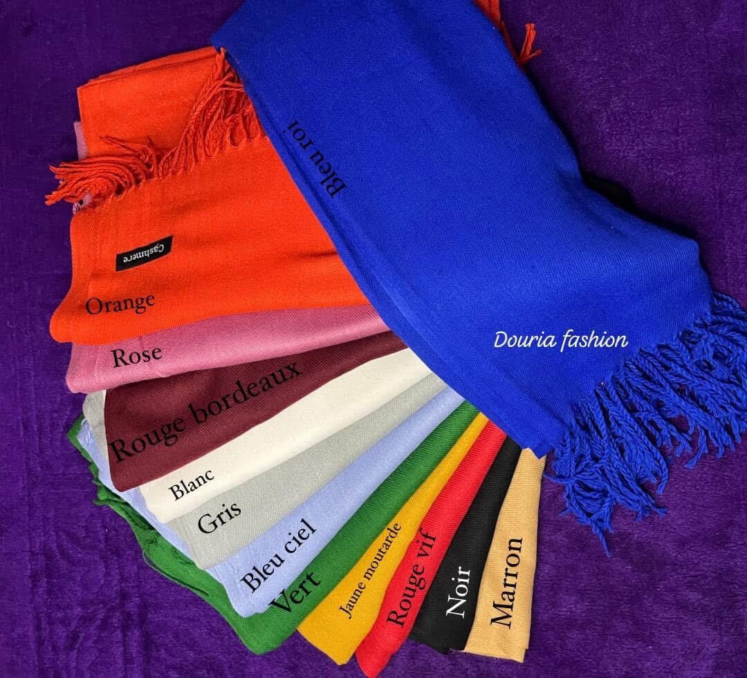 Voile, foulard, hijab en Cashemire 