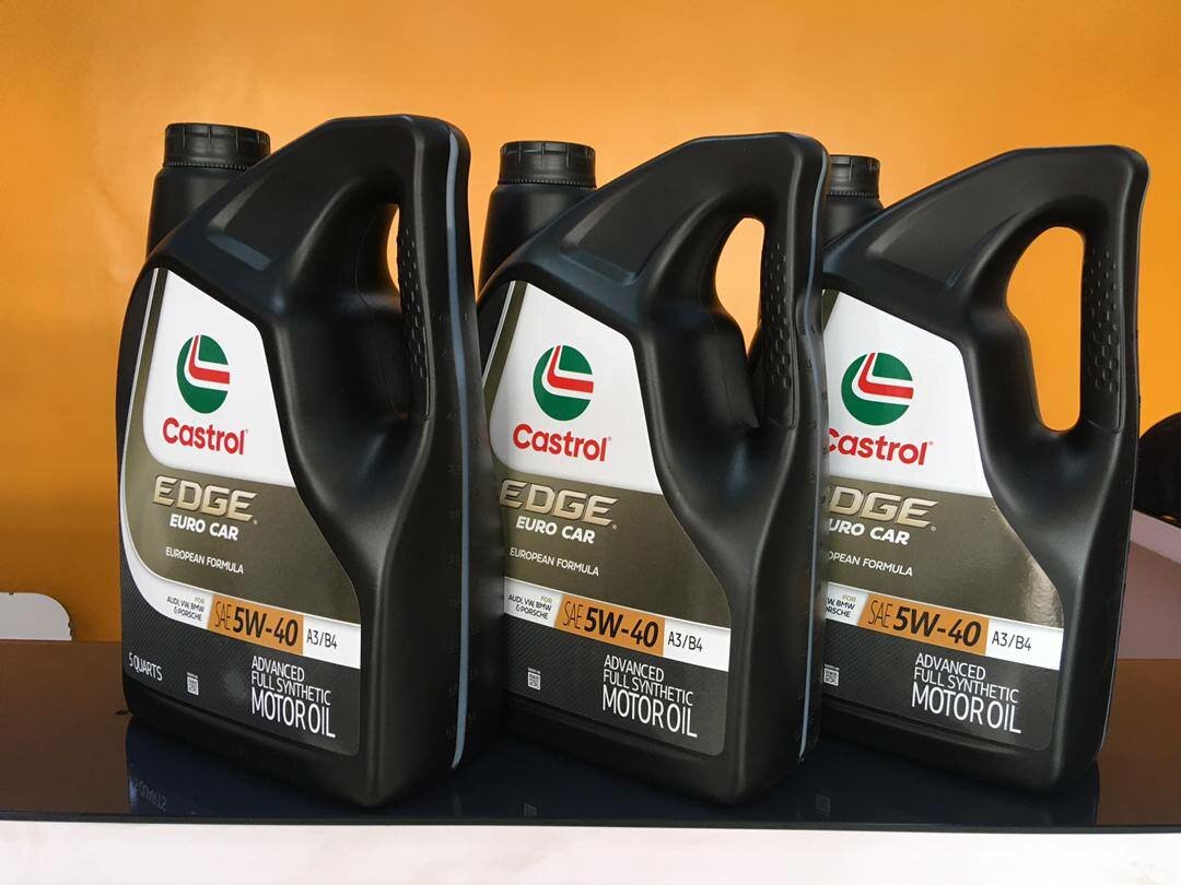 Castrol Edge 5W40 Euro Car  Engine Oil 5L imported from USA