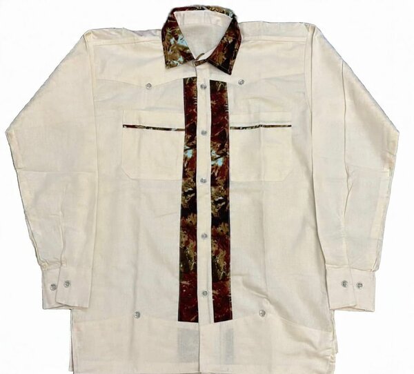 Chemise à motifs pour hommes