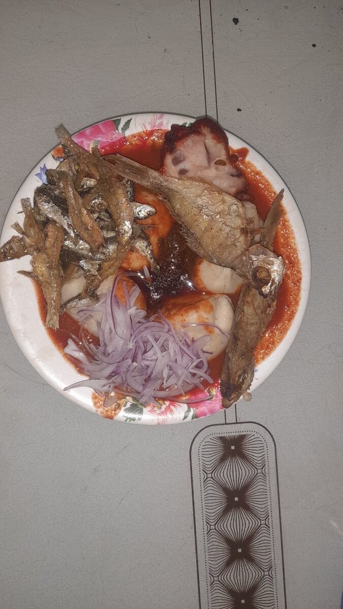 Dokounou + dindon + poisson