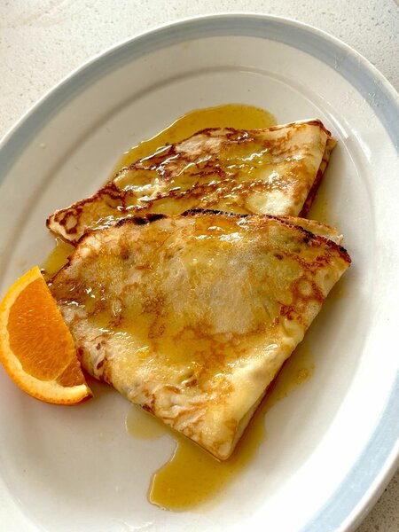 Crêpes à l'orangé