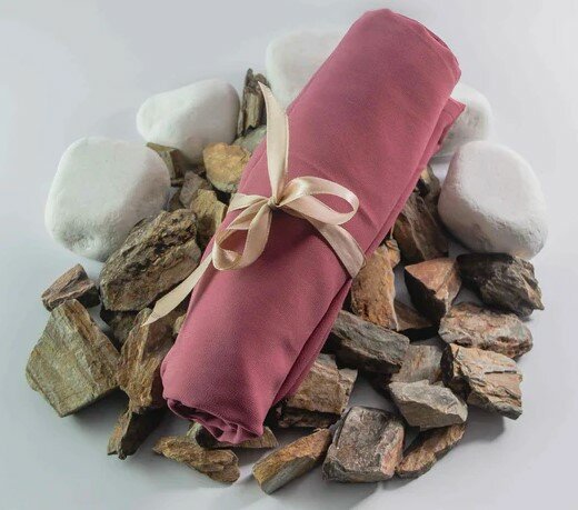 Hijab de Georgette, couleur Blush