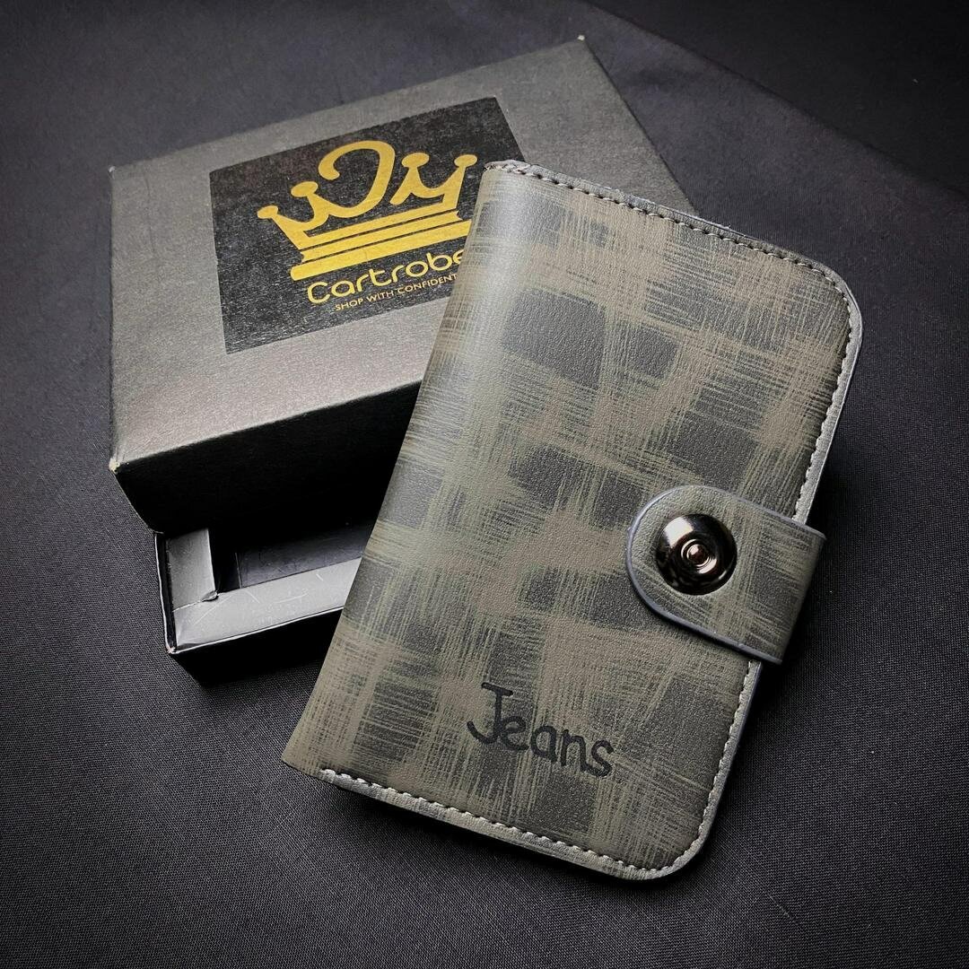 Uni-Sex PU Leather Trifold Wallet