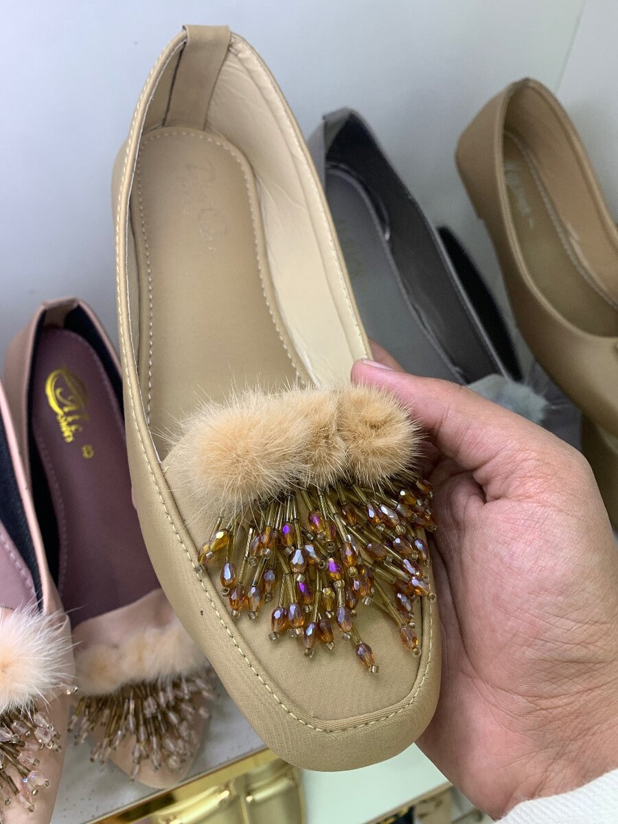 Ladies Pumps 2 Colors Cream,Gray