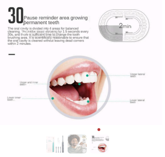 Brosse à dent rechargeable