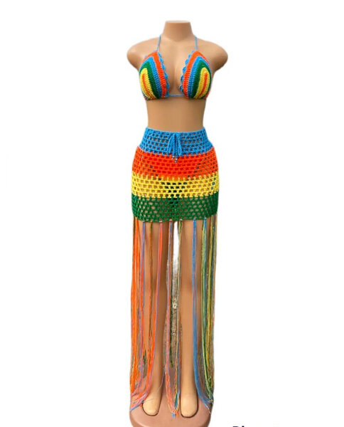 Ensemble de plage crocheté