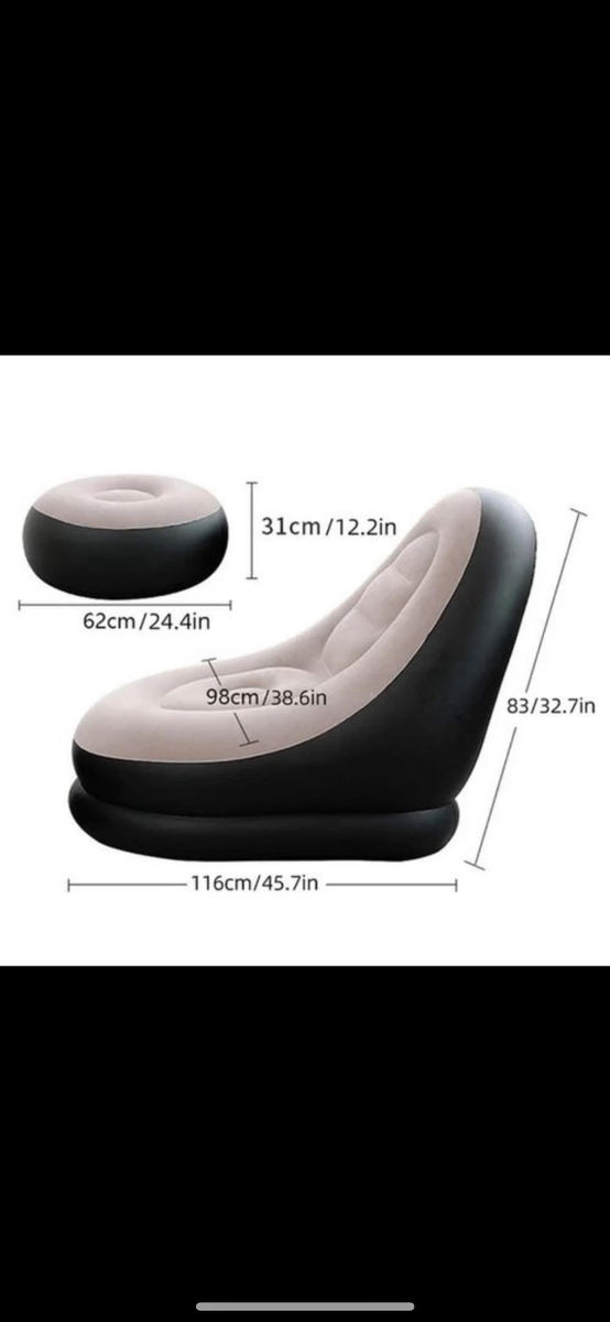 Fauteuil gonflable relaxant