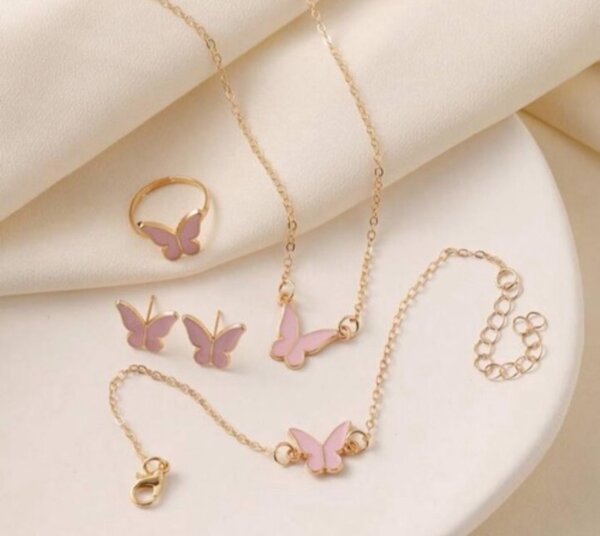 Ensemble Bijoux Papillon Élégant
