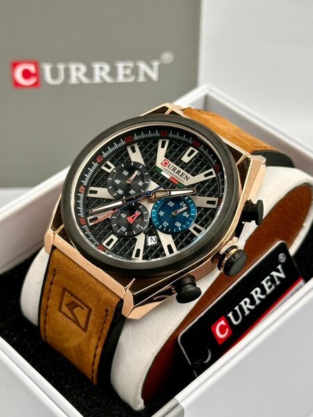 Curren cuir marron