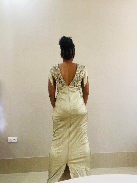 Gold Dinner Dress