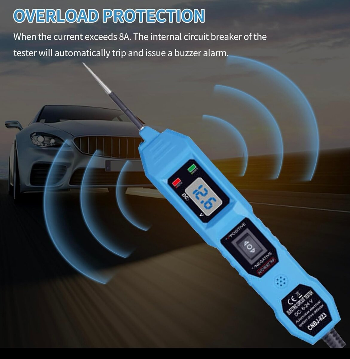 Testeur de circuit, testeur de circuit électrique automobile