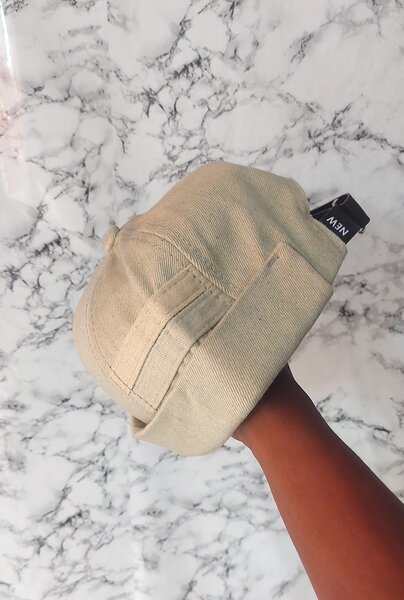 Bonnet en toile décontracté