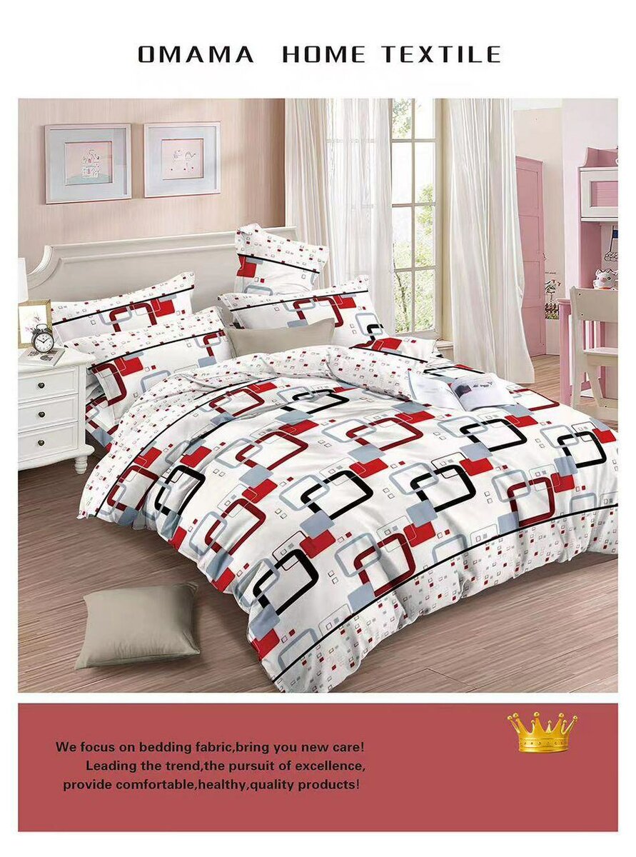 Kingsize bedsheet with pillowcases