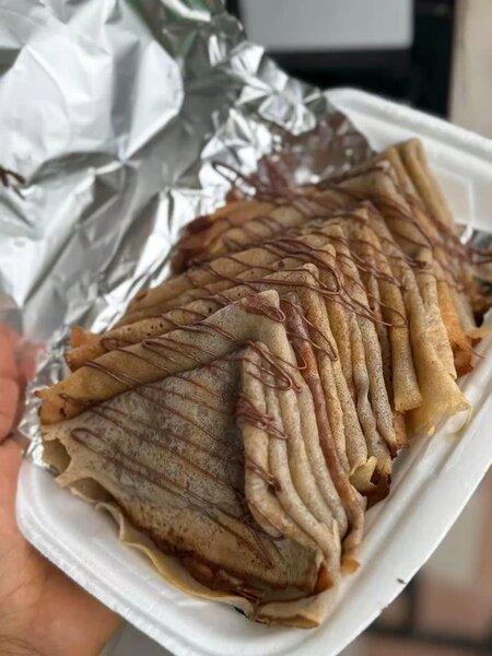 Délicieux crêpes chocolatées