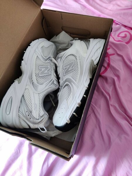 Baskets blanches confort homme