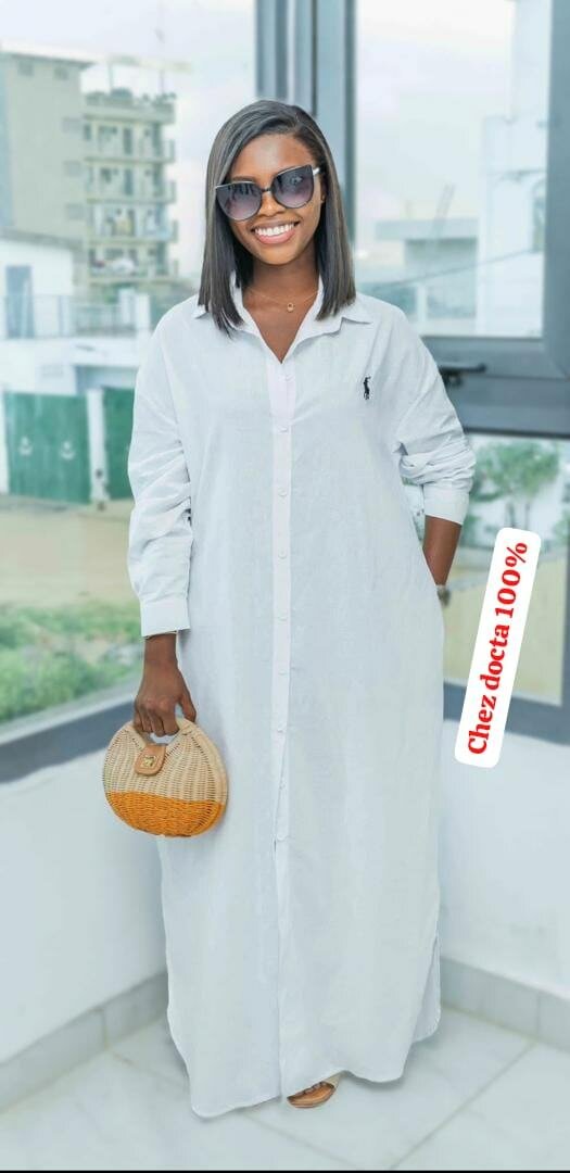 Robe Chemise Décontractée Femme