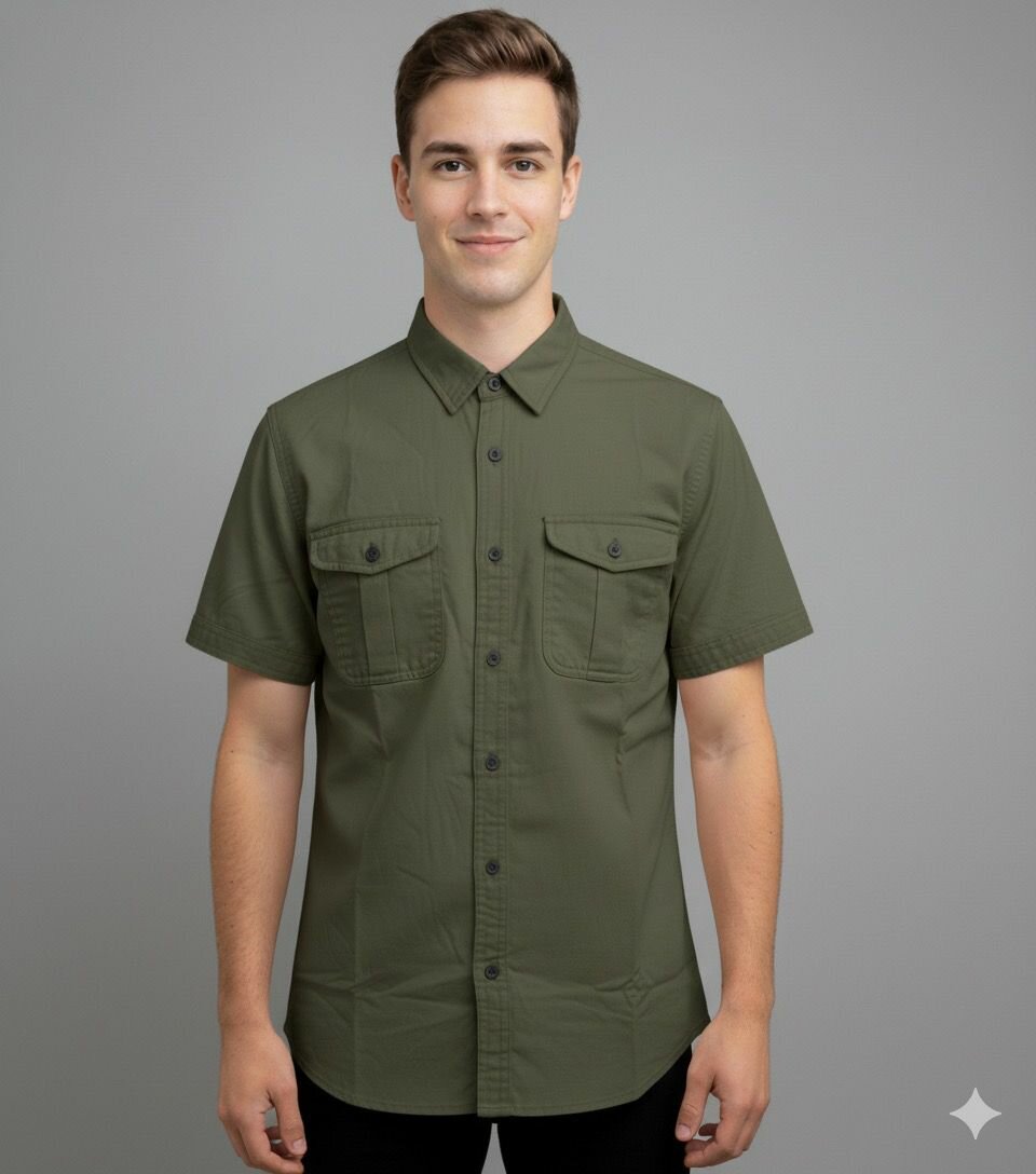 Chemise homme à manches courtes élégante