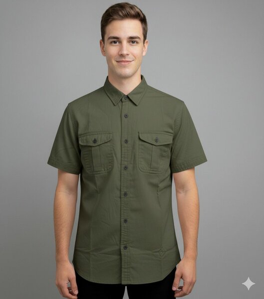 Chemise homme à manches courtes élégante