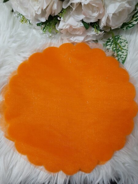 Tulle simple orange