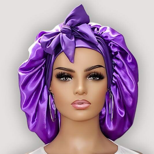 Bonnet Satin en foulard