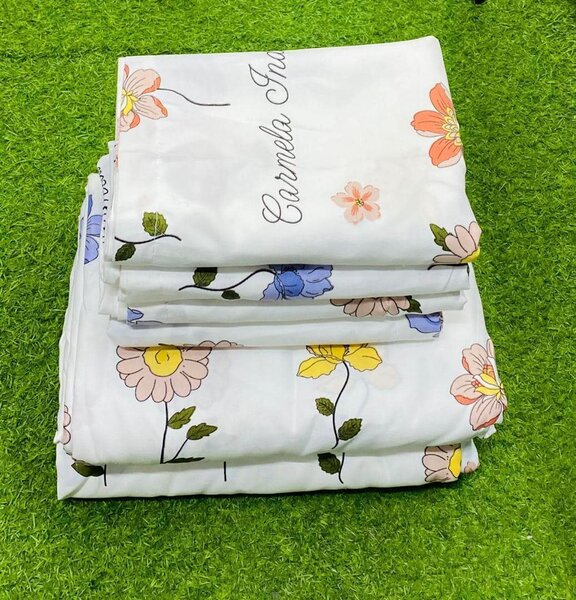 set includes 2 flat sheets and 4 pillowcases