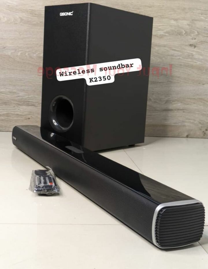 Vision and Sonic wireless soundbar systems