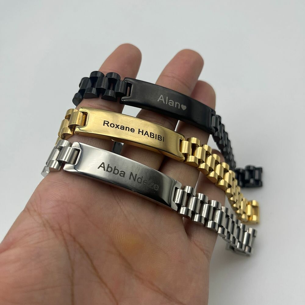 Bracelets noms personnalisé