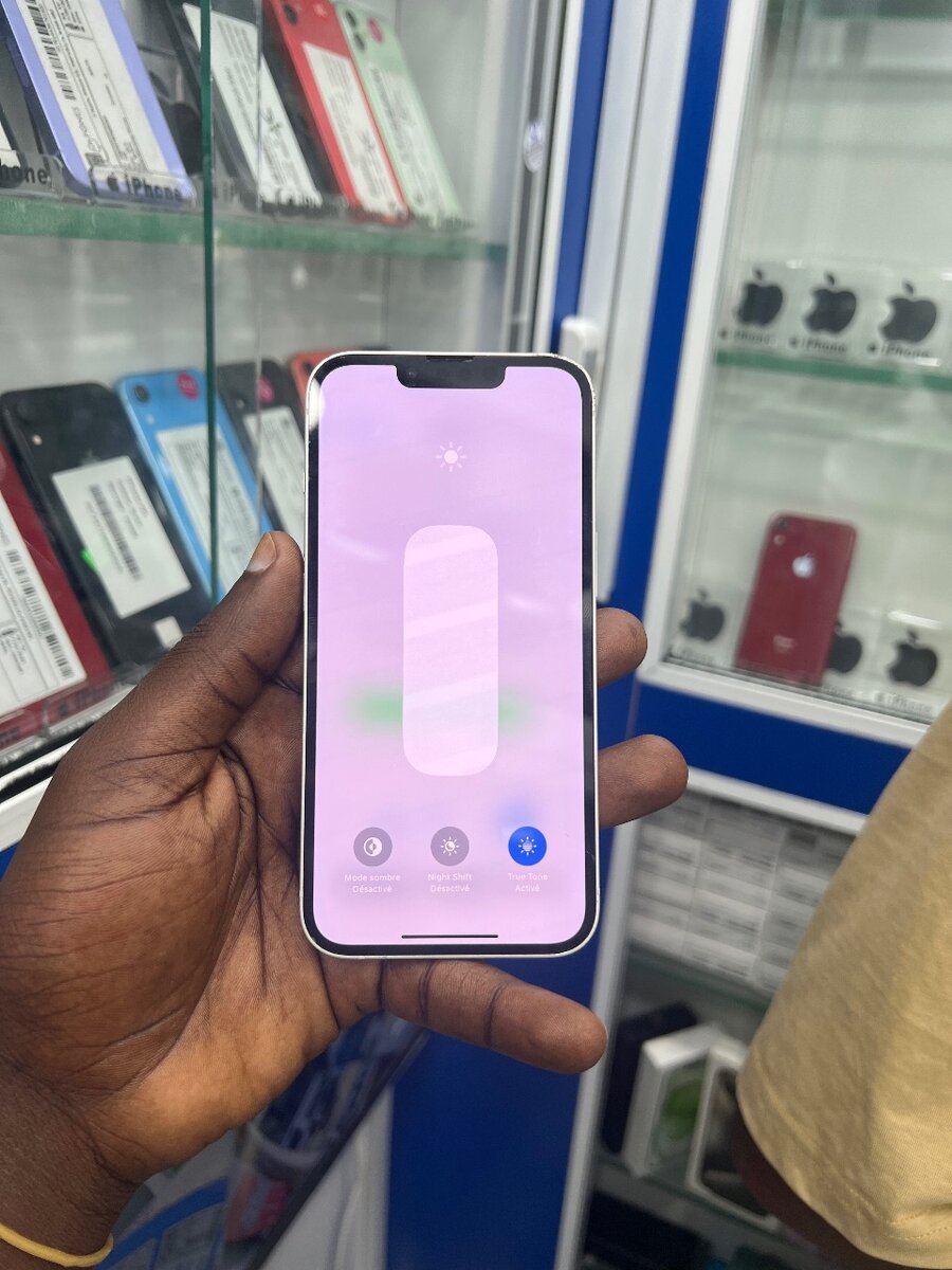 iPhone élégant blanc