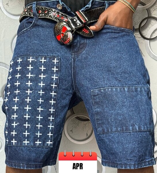 Bermuda en jean style urbain