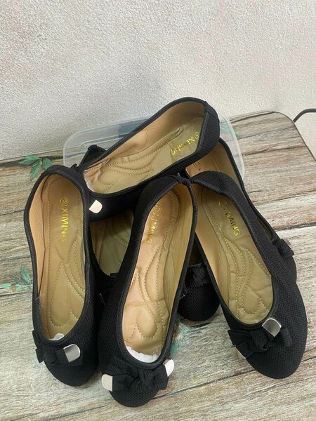 Ballerines noires élégantes