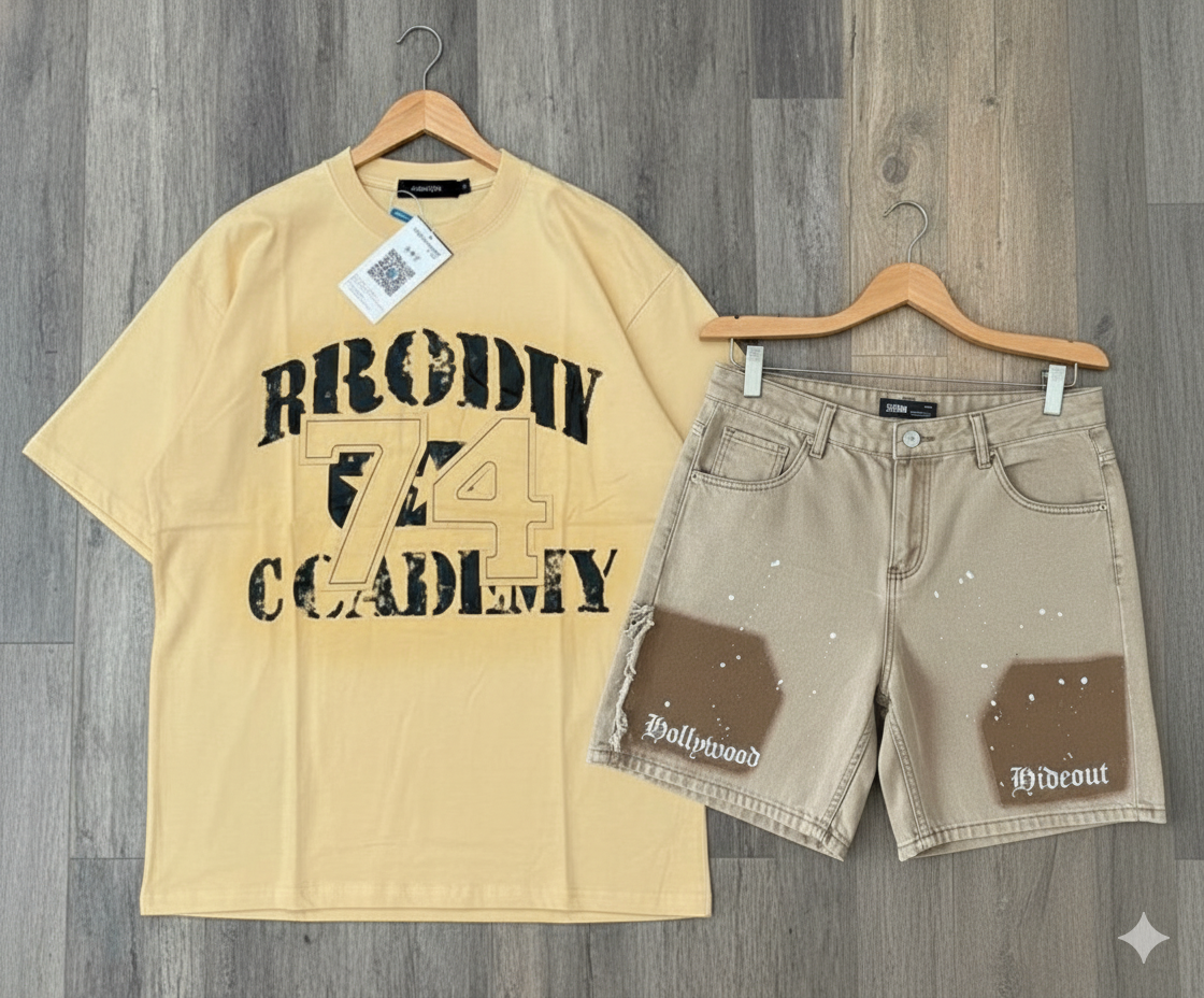 Ensemble T-shirt et Shorts Casual