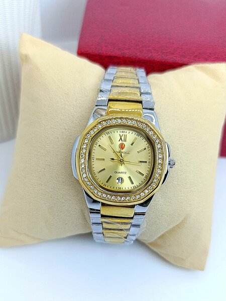 Montre analogique bicolore